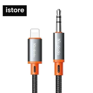 کابل تبدیل لایتنینگ به AUX مک دودو مدل CA-0780 طول 1.2 متر Lightning to AUX conversion cable Mac Dodo