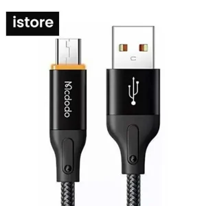 کابل شارژ یو اس بی به میکرو یو اس بی 3 آمپر قطع کن دار 1.2 متری مک دودو CA-3040 micro usb cable Mcdodo ca-3040