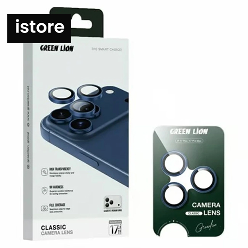 محافظ لنز دوربین گرین لاین مدل Classic Camera Lens مناسب برای گوشی موبایل اپل iPhone 17 Pro Max / iPhone 17 Pro