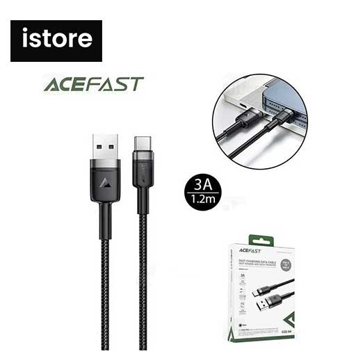 کابل تایپ سی ایس فست مدل C22 04 طول 1.2 متر 3آمپر دارای گارانتی | Acefast-charging-data-cable-c22-04 — تصویر ۷