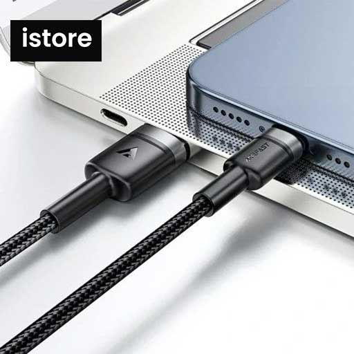 کابل تایپ سی ایس فست مدل C22 04 طول 1.2 متر 3آمپر دارای گارانتی | Acefast-charging-data-cable-c22-04 — تصویر ۴